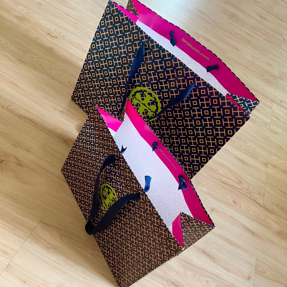 Tory Burch shopping bag Medium + Small Size